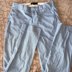 Blue strip dress pants